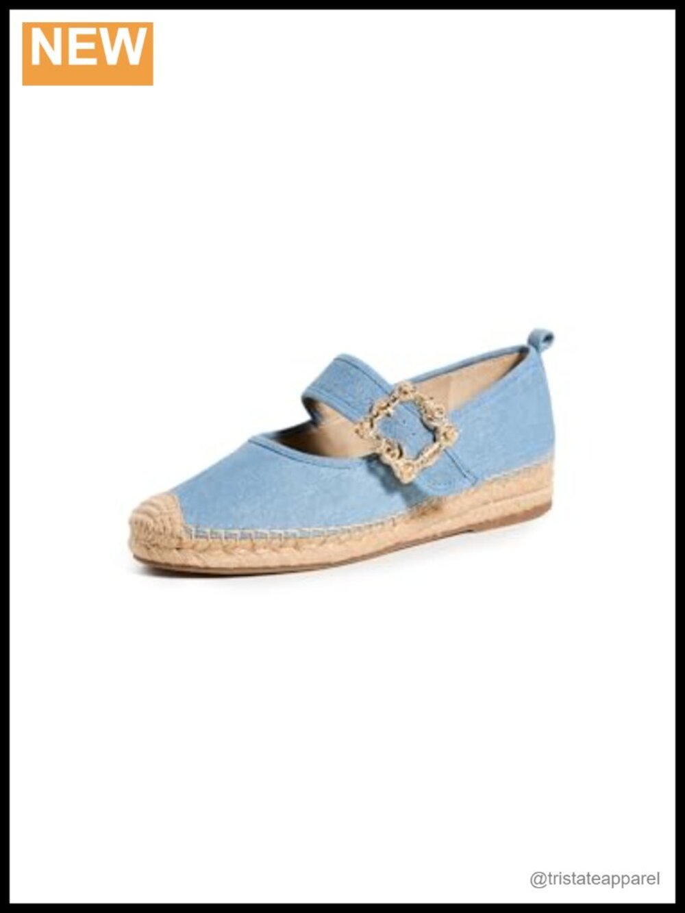 Sam Edelman Maddy Espadrille Mary Jane Flat Buckle